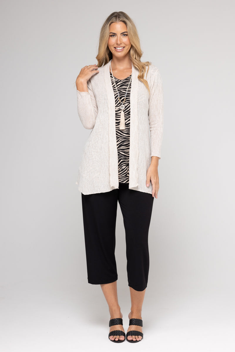 Sand Haven Poly/Rayon Long Sleeve Cardigan