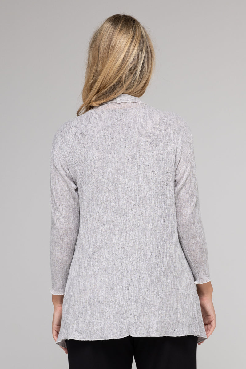 Silver Haven Poly/Rayon Long Sleeve Cardigan